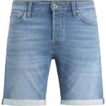 Blaue Loose Fit Jack & Jones Originals Jeans-Shorts aus Denim für Herren Größe S für den für den Sommer 