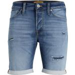 Blaue Jack & Jones Originals Jeans-Shorts aus Denim für Herren Größe XXL für den für den Sommer 