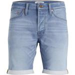 Blaue Jack & Jones Originals Jeans-Shorts aus Denim für Herren Größe L 