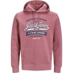 Pinke Jack & Jones Originals Herrensweatshirts mit Kapuze Größe XXL 