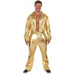 ORION COSTUMES Erwachsene Herren 70er Jahre Gold Anzug Disco Karneval Fasching