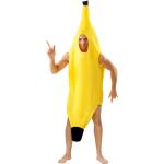 Gelbe Orion Costumes Bananenkostüme aus Polyester für Herren Einheitsgröße 