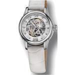 Silberne Oris Armbanduhren mit skelettiertem Zifferblatt 