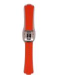 Orange Oris Uhrenarmbänder mit Kautschukarmband 