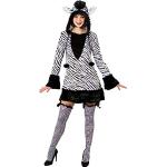 Graue Orlob Zebra-Kostüme aus Polyester für Damen Größe XS 