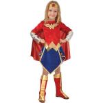 Bunte Motiv Langärmelige Orlob Wonder Woman Superheld-Kostüme aus Polyester für Mädchen 