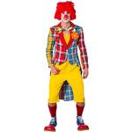 Reduzierte Bunte Orlob Clown-Kostüme & Harlekin-Kostüme aus Polyester für Herren Größe XXL 