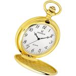 Goldene Wasserdichte Orphelia Quarz Kunststoffarmbanduhren mit Analog-Zifferblatt mit Kunststoff-Uhrenglas für Herren 