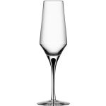 Schwarze Moderne Orrefors Champagnergläser aus Glas mundgeblasen 