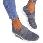 Anthrazitfarbene Elegante Slip-on Sneaker orthopädisch für Damen für den für den Sommer 