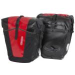 Rote Ortlieb Back-Roller Fahrradtaschen wasserdicht 35l aus LKW-Plane 