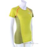 Reduzierte Gelbe Sportliche Ortovox T-Shirts aus Polyamid für Damen Größe XS für den für den Sommer 