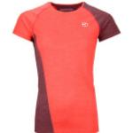 Rote Ortovox T-Shirts für Damen Größe L 