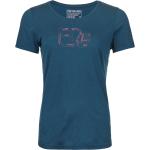 Blaue Ortovox T-Shirts für Damen Größe S 