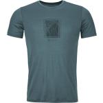 Graue Ortovox T-Shirts aus Polyamid für Herren Größe M 