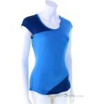 Reduzierte Blaue Ortovox T-Shirts aus Polyamid für Damen Größe XS 