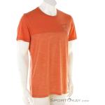 Reduzierte Orange Ortovox T-Shirts aus Kunstfaser für Herren Größe XXL 