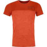 Orange Ortovox T-Shirts für Herren Größe XL 