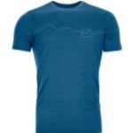 Blaue Ortovox T-Shirts aus Polyamid für Herren Größe M 