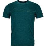 Grüne Kurzärmelige Ortovox T-Shirts für Herren Größe S 