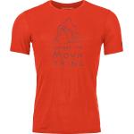 Rote Ortovox T-Shirts für Herren Größe XXL für den für den Sommer 