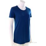 Reduzierte Blaue Ortovox Bio T-Shirts für Damen Größe XS 