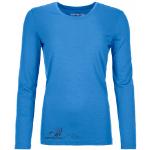 Himmelblaue Langärmelige Ortovox Print-Shirts für Damen Größe XL 