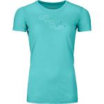 Blaue Langärmelige Ortovox T-Shirts für Damen Größe XS 