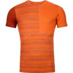 Ortovox 185 Rock'N'Wool Short Sleeve Man - desert orange S