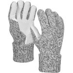 Graue Ortovox Fingerhandschuhe aus Leder für Herren Größe XS für den für den Winter 