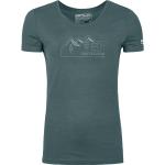 Blaue Vintage Ortovox T-Shirts aus Polyamid für Damen Größe XS für den für den Sommer 
