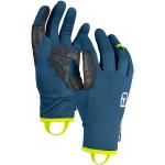 Petrolfarbene Ortovox Handschuhe aus Fleece Größe M für den für den Winter 