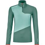 Grüne Ortovox Merino-Unterwäsche aus Fleece für Damen Größe XL für den für den Winter 