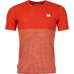 Rote Ortovox T-Shirts für Herren Größe L 