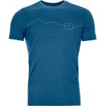 Reduzierte Blaue Ortovox T-Shirts für Herren Größe L 