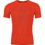 Reduzierte Rote Ortovox T-Shirts für Herren Größe S 