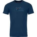 Blaue Vintage Ortovox T-Shirts aus Polyamid für Herren Größe XXL für den für den Sommer 