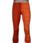 Orange Ortovox Rock'n'Wool Merino-Unterwäsche für Herren Größe M 