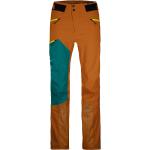 Orange Ortovox Hardshellhosen für Herren zum Skifahren 
