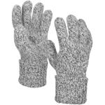 Graue Ortovox Swisswool Fingerhandschuhe aus Wolle für Herren für den für den Sommer 