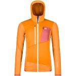 Orange Ortovox Damenhoodies & Damenkapuzenpullover aus Fleece mit Kapuze Größe XS 