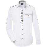 Weiße Langärmelige Bestickte OS TRACHTEN Herrenlangarmhemden Größe 6 XL 