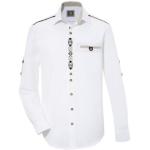 Weiße Langärmelige OS TRACHTEN Herrenlangarmhemden aus Baumwolle Größe 6 XL 