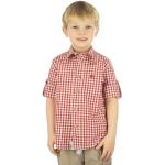 Rote Karo Langärmelige OS TRACHTEN Kindertrachtenhemden für Jungen 