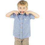 OS-Trachten Trachtenhemd »Skimli« Langarm Jungen Hemd mit Hirsch-Stickerei auf der Brusttasche, blau, marine