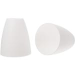 Weiße Lampenschirme für Tischlampen aus Kunststoff 