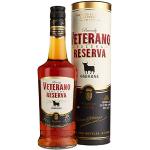Osborne Veterano Reserva – Brandy de Jerez Solera Reserva aus Spanien, hergestellt nach dem Solera-Verfahren in edler Geschenkpackung mit 36% vol. (1x 0,7l)