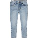 Reduzierte Blaue OshKosh 5-Pocket Jeans für Kinder mit Reißverschluss aus Gummi Größe 92 