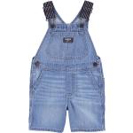 Reduzierte Blaue OshKosh Jeans-Latzhosen für Kinder mit Knopf aus Baumwolle Größe 104 
