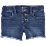Reduzierte Dunkelblaue OshKosh Jeans Shorts für Kinder aus Denim für Mädchen Größe 104 